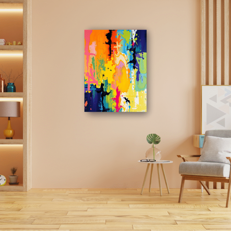 Fragmented Truth - Abstract Canvas Art - Image 3