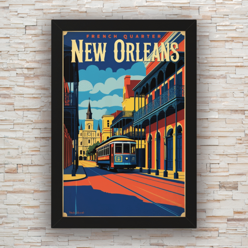 Crescent City Charm - New Orleans French Quarter Art Print - Image 2