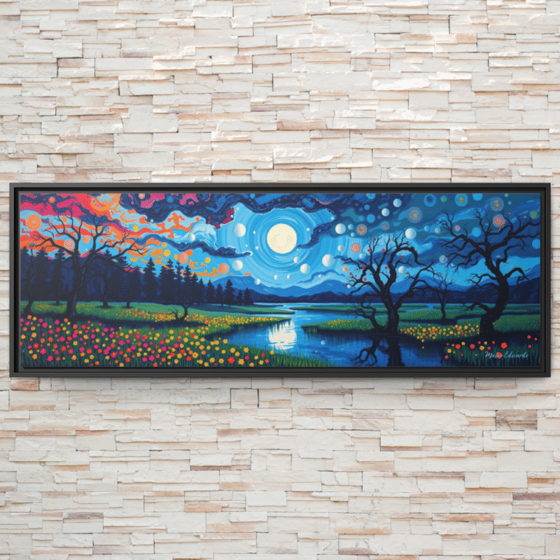 A Beautiful Disappearance - Framed Canvas Wall Art - Image 2