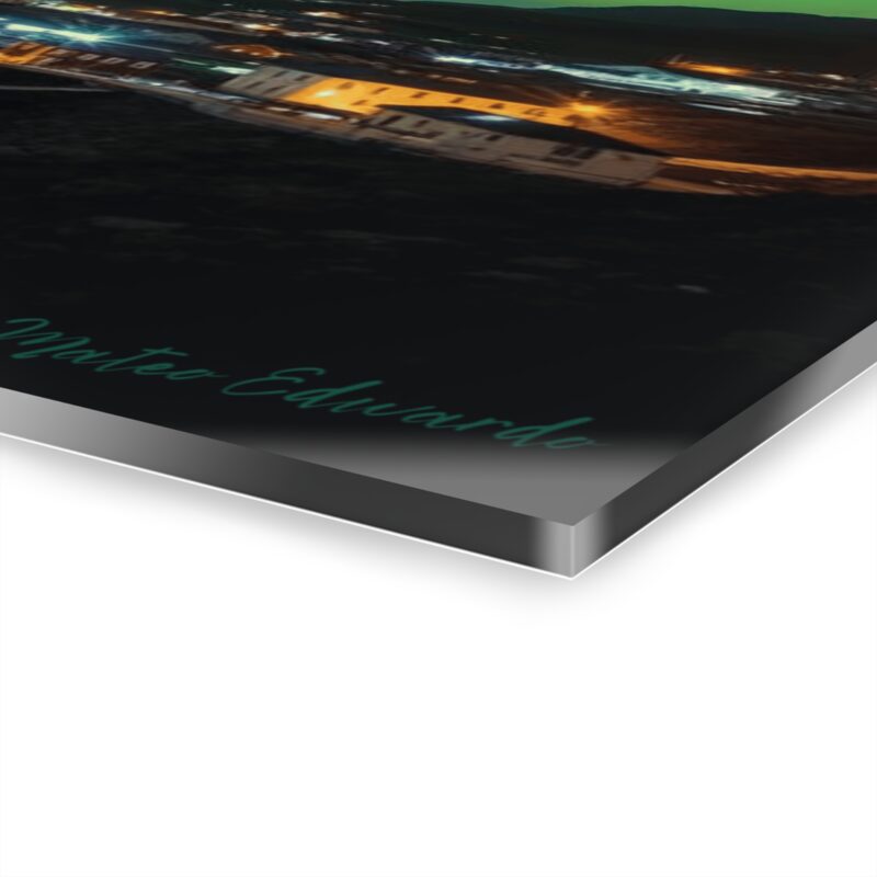 Aurora Village Lights | Northern Lights Acrylic Wall Art - Image 8