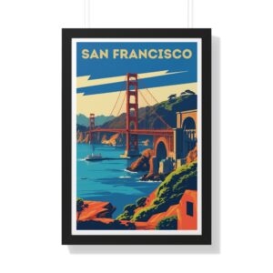 Golden Gate Majesty - San Francisco Framed Art Print