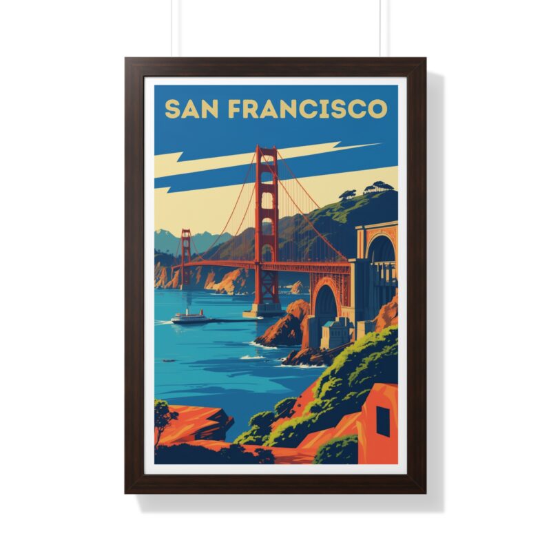 Golden Gate Majesty - San Francisco Framed Art Print - Image 8