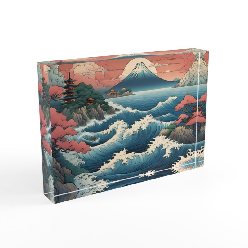 Tide of Kyoto Acrylic Photo Block - Image 3