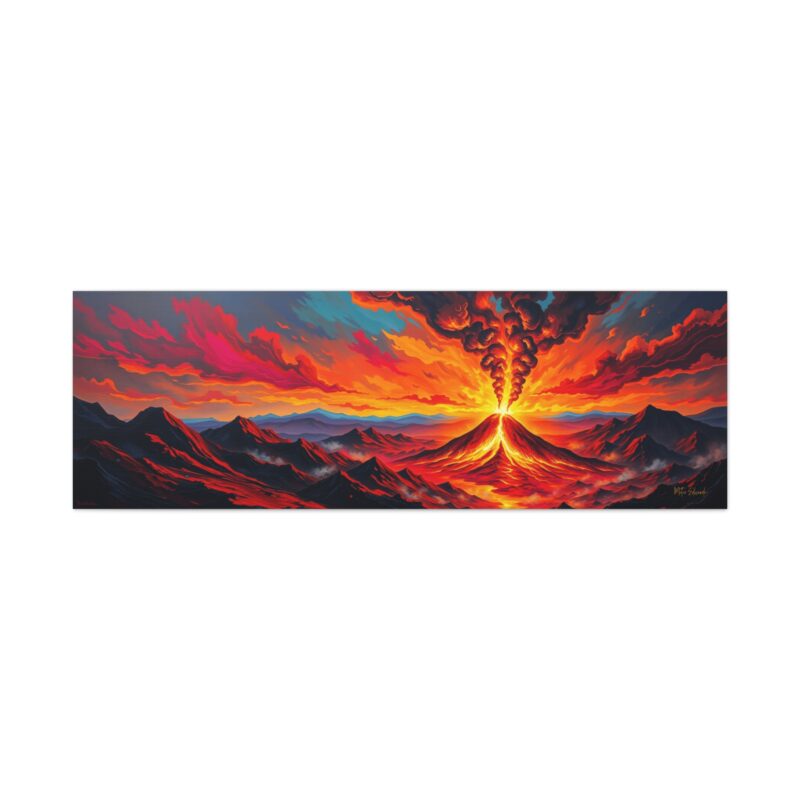 Volcanic Rebirth Eruption - Canvas Wall Art - Image 8