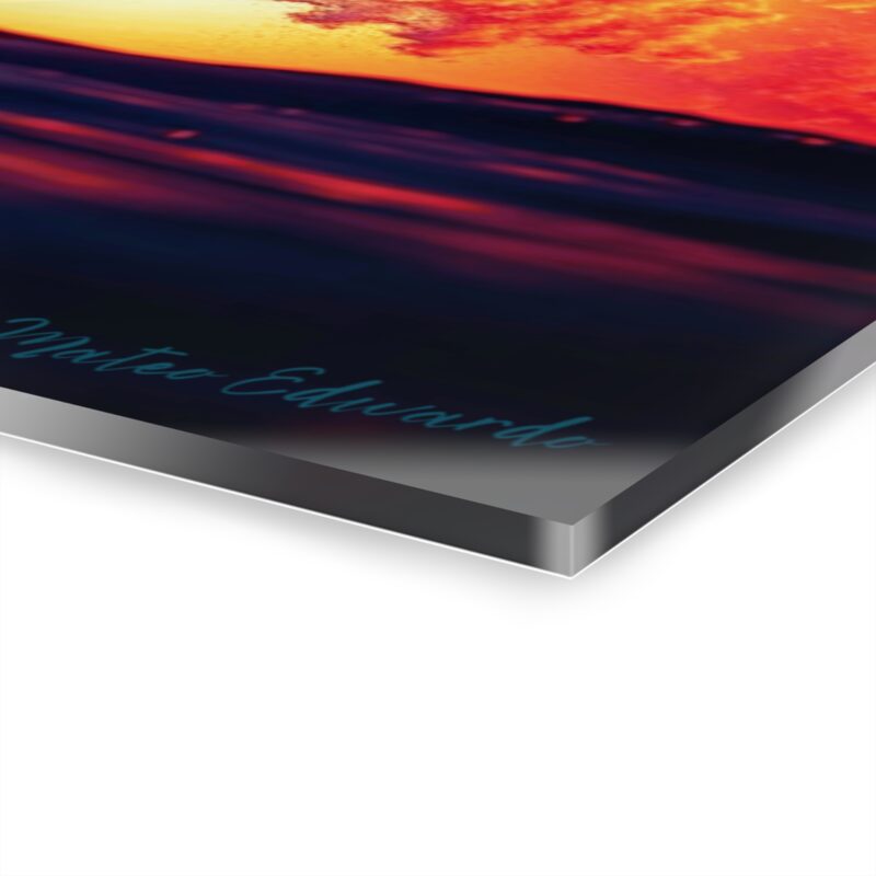 Fire Wave Tunnel | Ocean Surf Acrylic Wall Art - Image 8