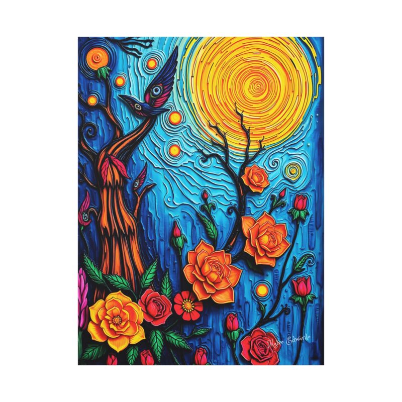 Twilight Song - Neo Symbolist Canvas Wall Art - Image 8