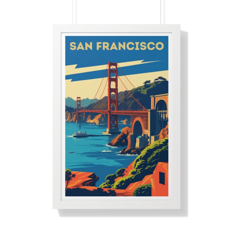 Golden Gate Majesty - San Francisco Framed Art Print - Image 9