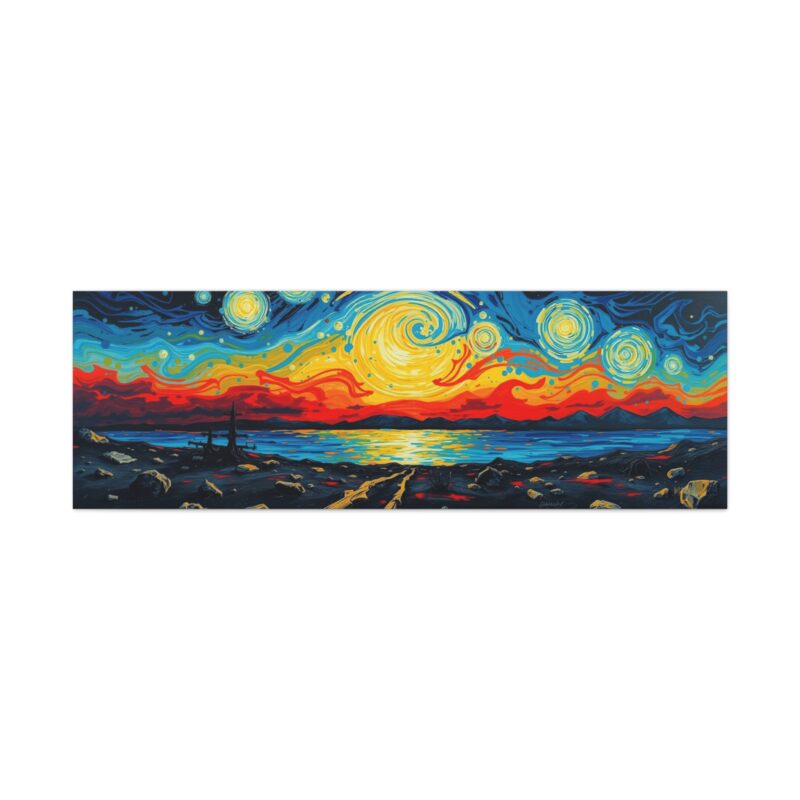 Path to the Strange Beyond - Panoramic Canvas Wall Art - Image 8