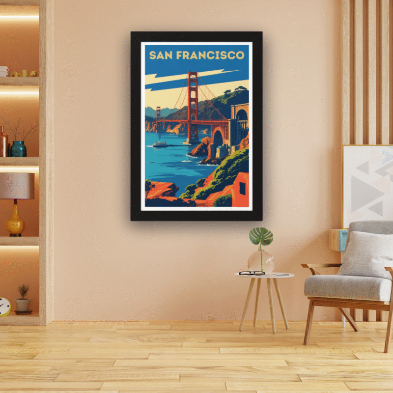 Golden Gate Majesty - San Francisco Framed Art Print - Image 3