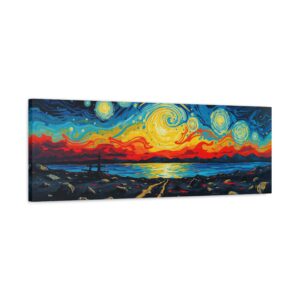 Path to the Strange Beyond - Panoramic Canvas Wall Art