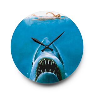 Great White Ascent Acrylic Wall Clock