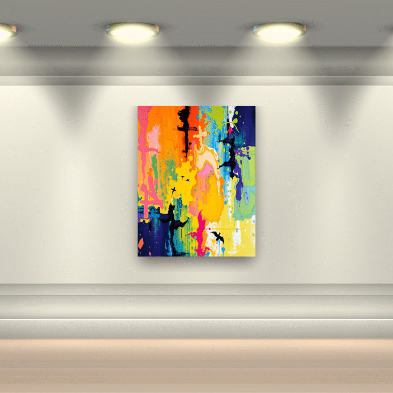 Fragmented Truth - Abstract Canvas Art - Image 6