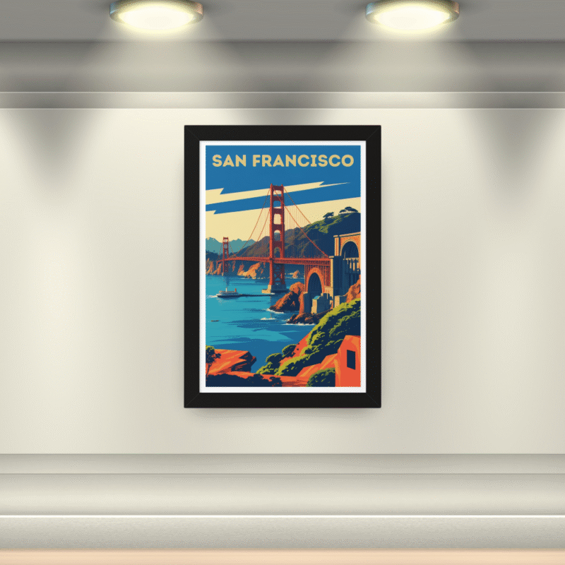 Golden Gate Majesty - San Francisco Framed Art Print - Image 7