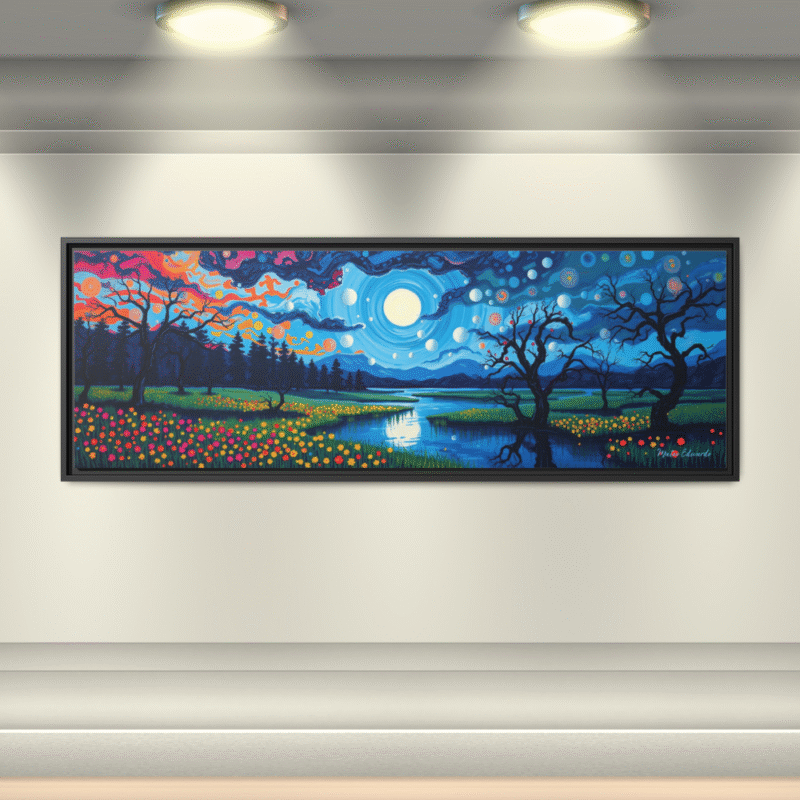A Beautiful Disappearance - Framed Canvas Wall Art - Image 4