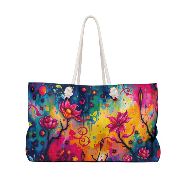 Rebel Garden Weekender Beach Tote Bag - Image 2