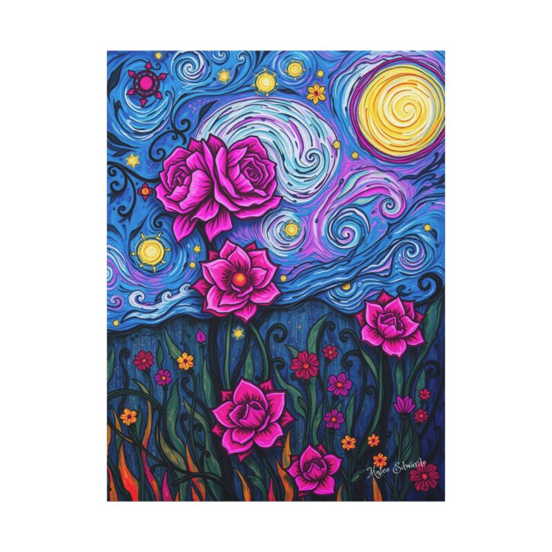 Starborn Garden - Modern Canvas Wall Art - Image 8