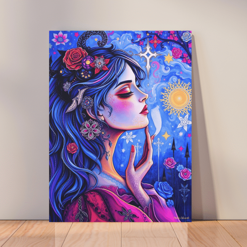 Spirit's Embrace - Visionary Canvas Art - Image 4