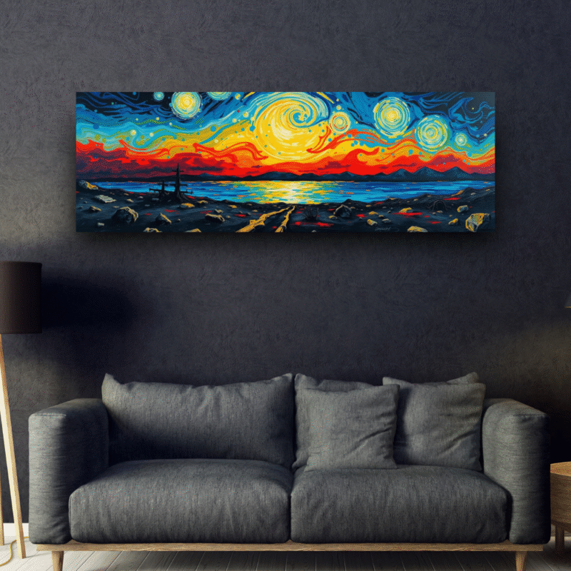 Path to the Strange Beyond - Panoramic Canvas Wall Art - Image 2