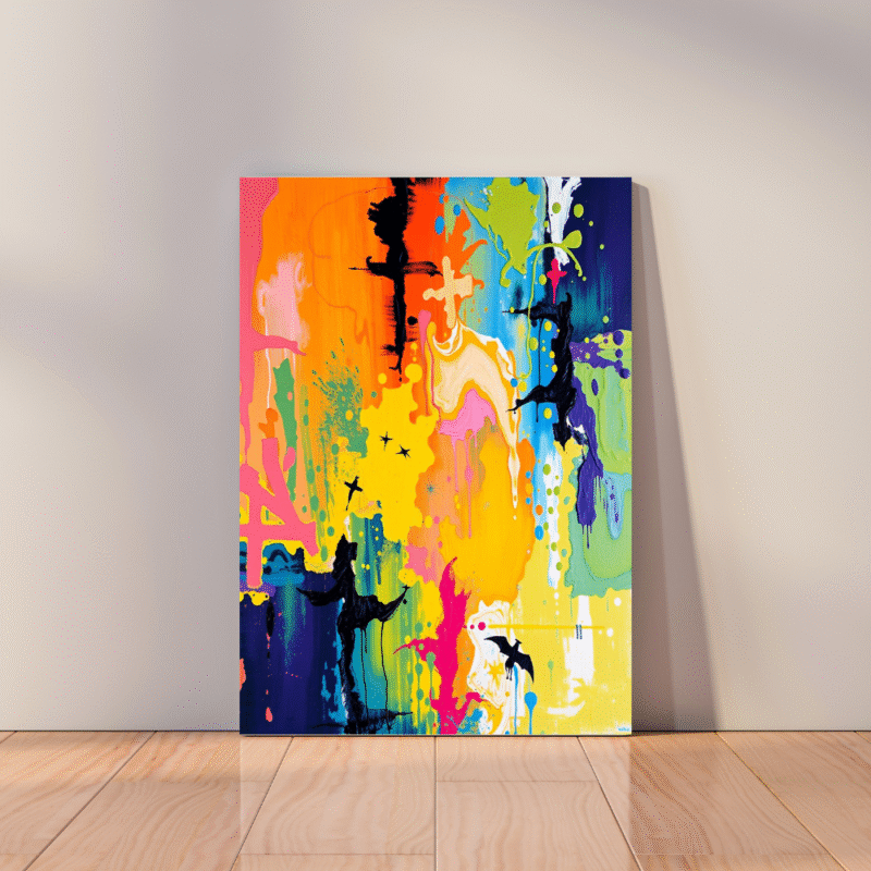 Fragmented Truth - Abstract Canvas Art - Image 4