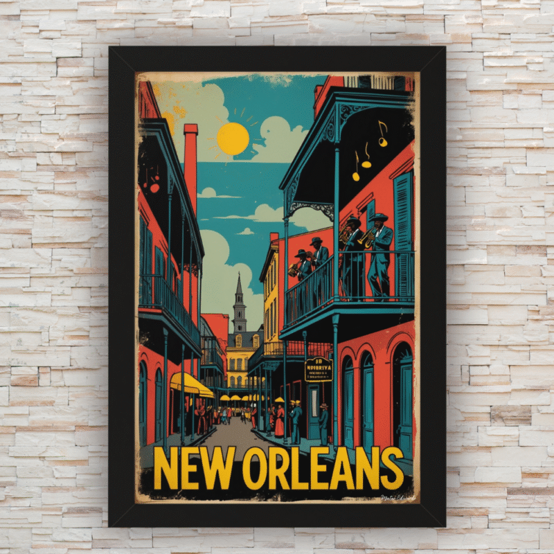 Jazz Quarter - New Orleans Musical Heritage Art Print - Image 2