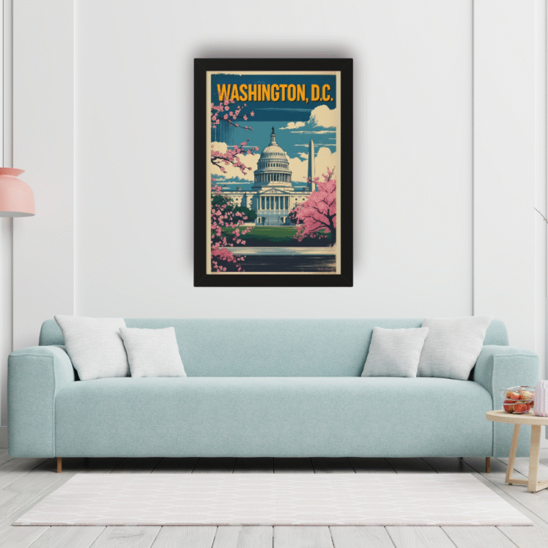 Capital Bloom - Washington DC Cherry Blossom Art Print - Image 6