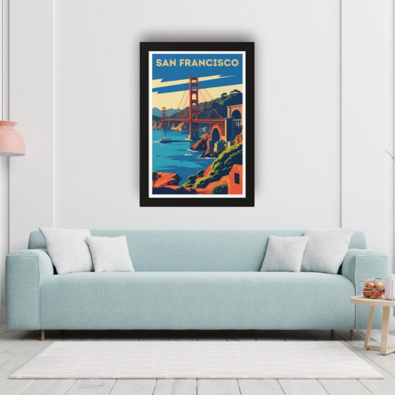 Golden Gate Majesty - San Francisco Framed Art Print - Image 4