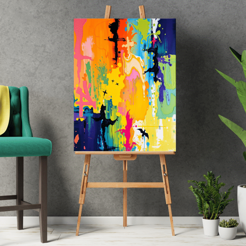 Fragmented Truth - Abstract Canvas Art - Image 2