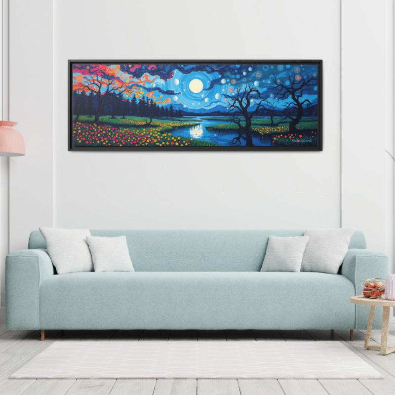 A Beautiful Disappearance - Framed Canvas Wall Art - Image 3