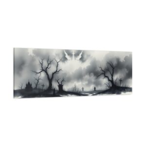 Phantom Whispers - Dark Gothic Canvas Wall Art