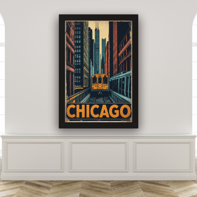 Elevated Journey - Chicago L Train Fine Art Print - Image 7
