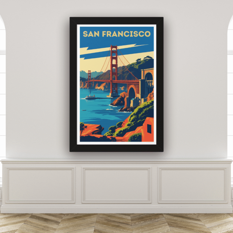 Golden Gate Majesty - San Francisco Framed Art Print - Image 5