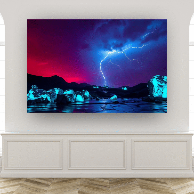 Arctic Lightning Storm | Frozen Wilderness Acrylic Wall Art - Image 7