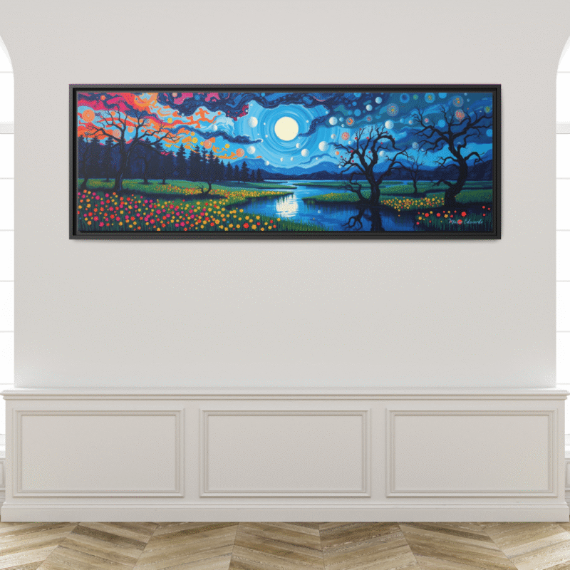 A Beautiful Disappearance - Framed Canvas Wall Art - Image 7