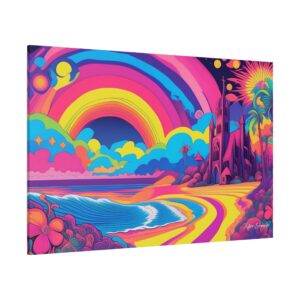 Sanctuary Glow - Psychedelic Canvas Wall Art