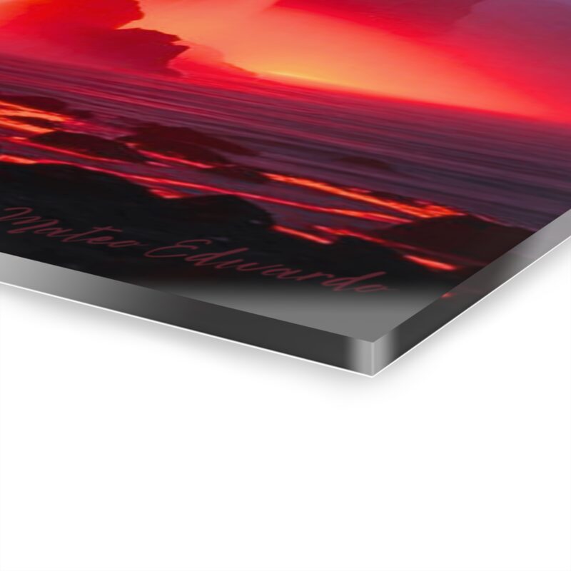 Fire Falls Cascade | Lava Waterfall Acrylic Wall Art - Image 8