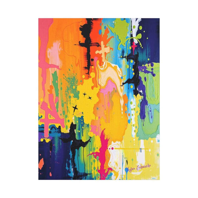 Fragmented Truth - Abstract Canvas Art - Image 8