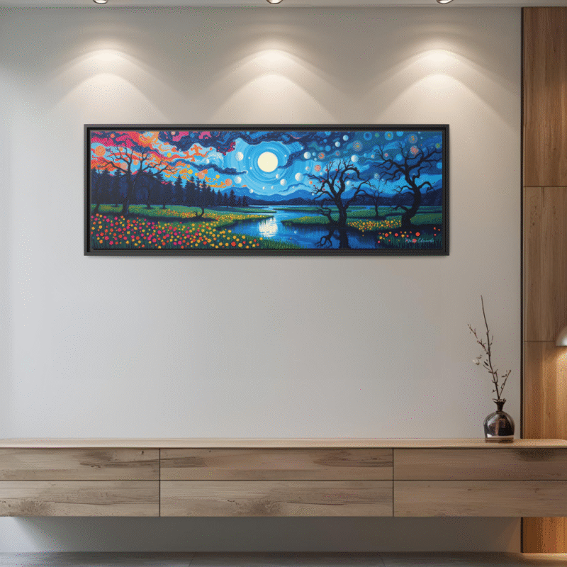 A Beautiful Disappearance - Framed Canvas Wall Art - Image 5