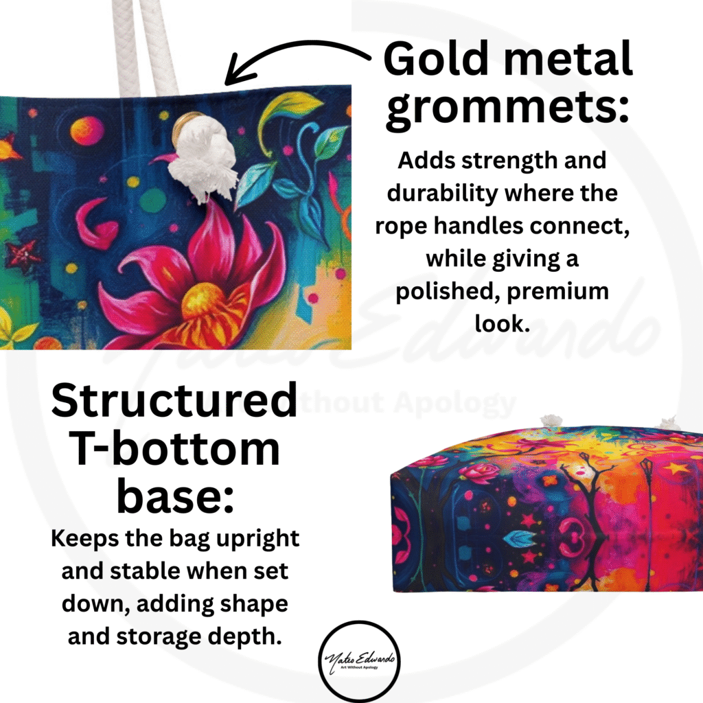 mateoedwardo.com infograpr for weekender tote bag