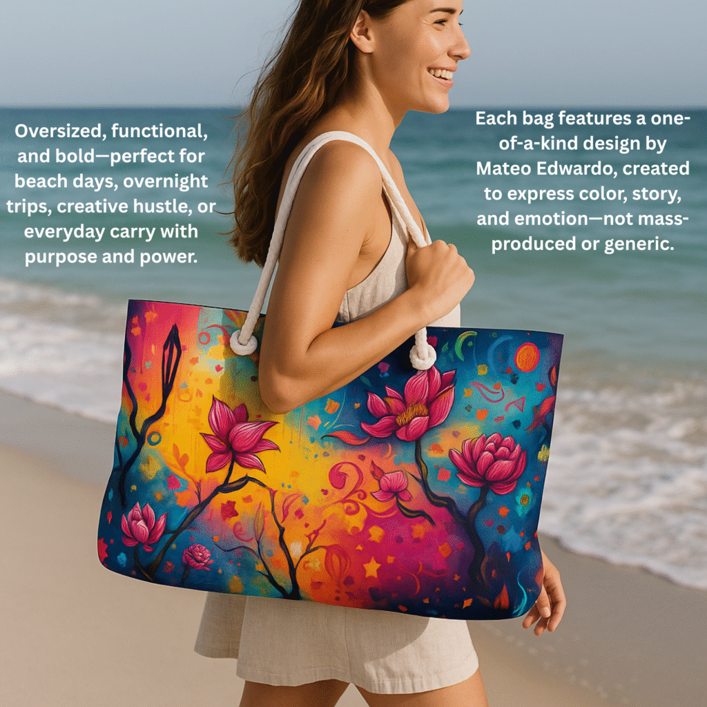 infogram for mateoedwardo.com lifestyle weekender bag
