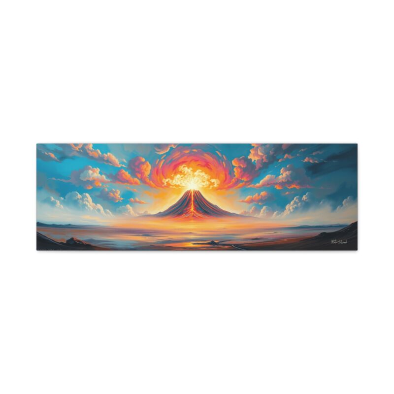 Sacred Eruption - Dreamscape Canvas Wall Art - Image 8