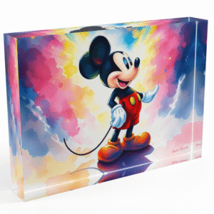 Classic Magic Mouse Acrylic Photo Block