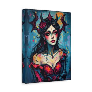 Crown of Silence - Neo Symbolist Canvas Wall Art