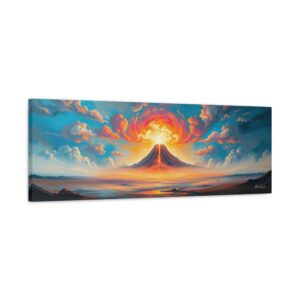 Sacred Eruption - Dreamscape Canvas Wall Art