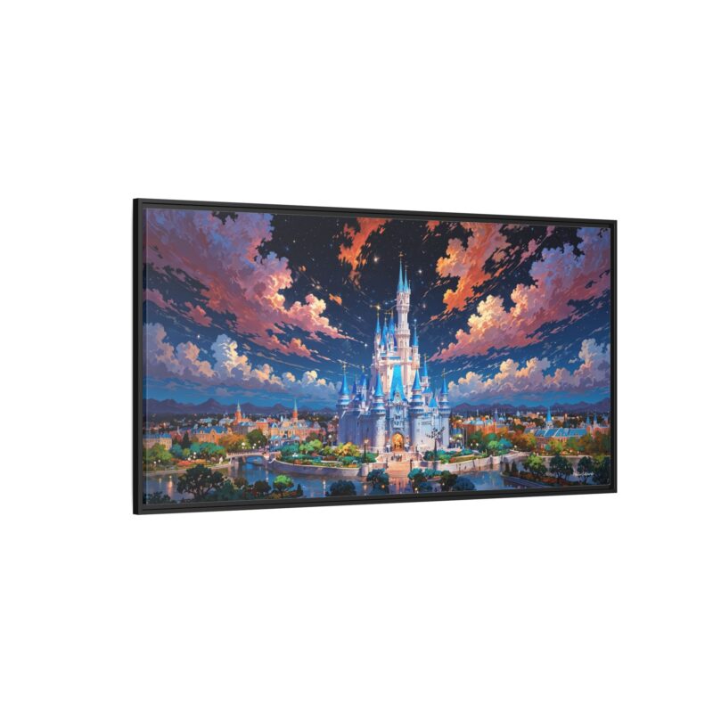 The Fantasy Princess Magic Castle - Limited Edition Framed Canvas - Image 2