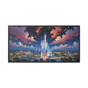The Fantasy Princess Magic Castle - Limited Edition Framed Canvas